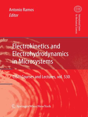 cover image of Electrokinetics and Electrohydrodynamics in Microsystems